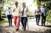 Seniors en promenade